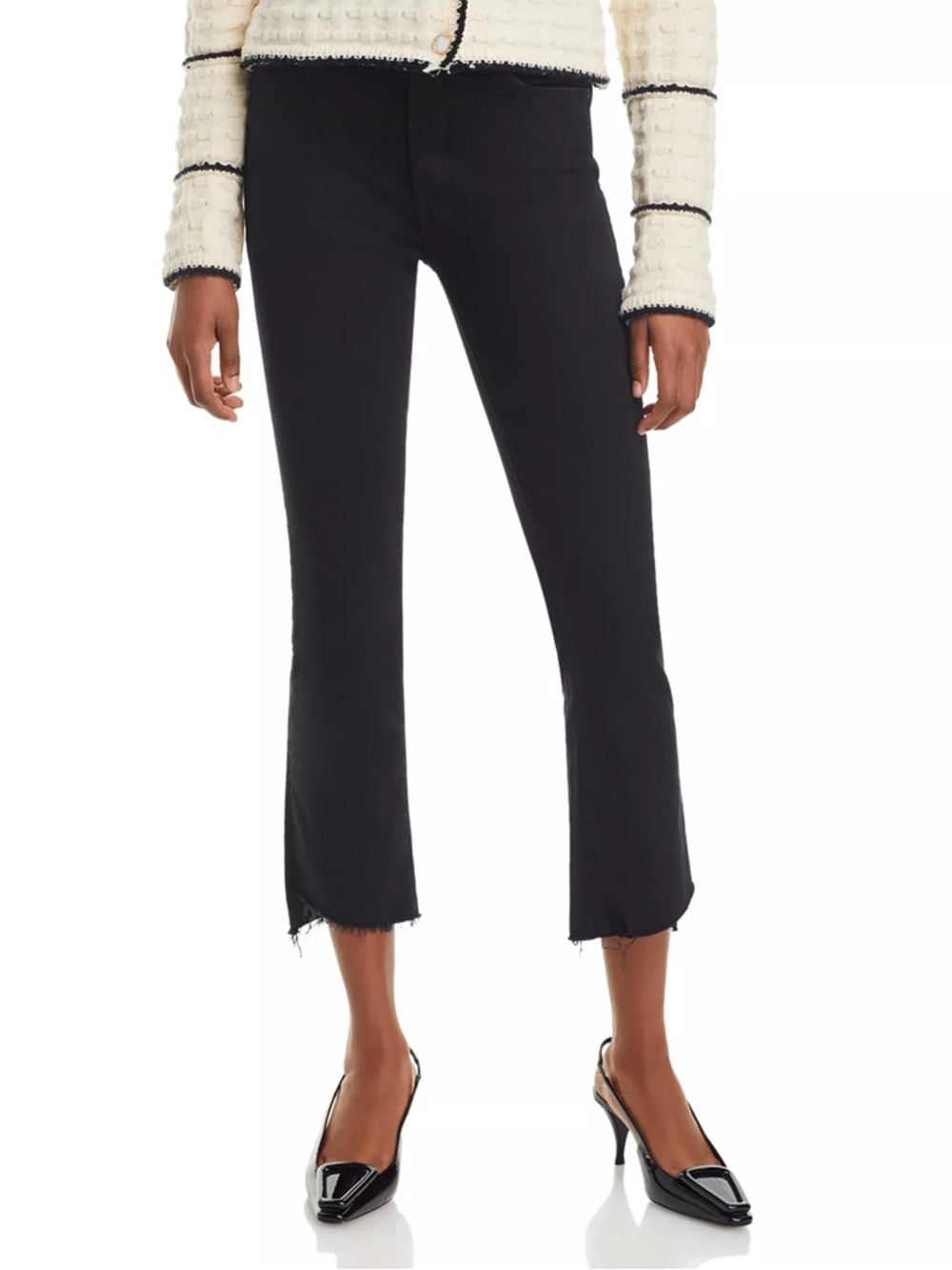 Mother Denim Insider High Rise Step Fray Jeans